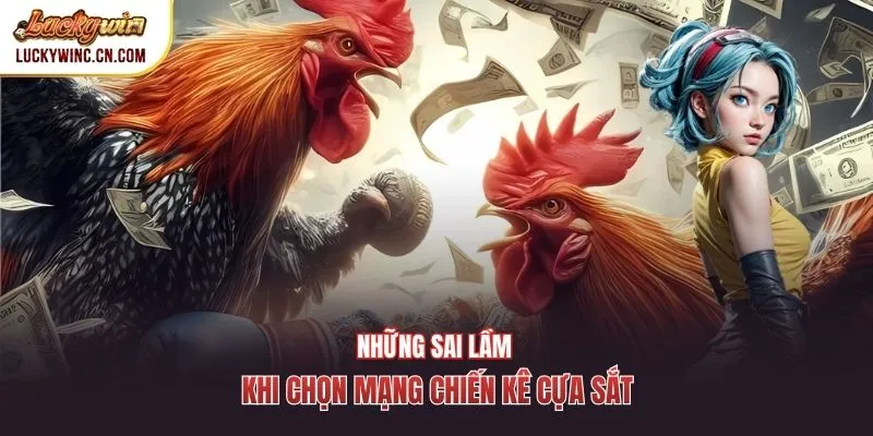 Những sai lầm khi chọn mạng chiến kê cựa sắt